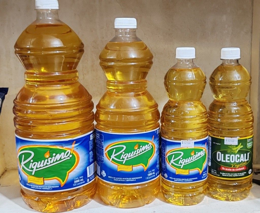 Aceite vegetal 250-500-900-1800-3000ml