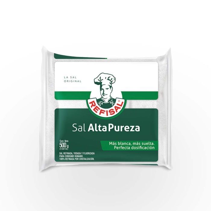 Sal refisal, libra y salero