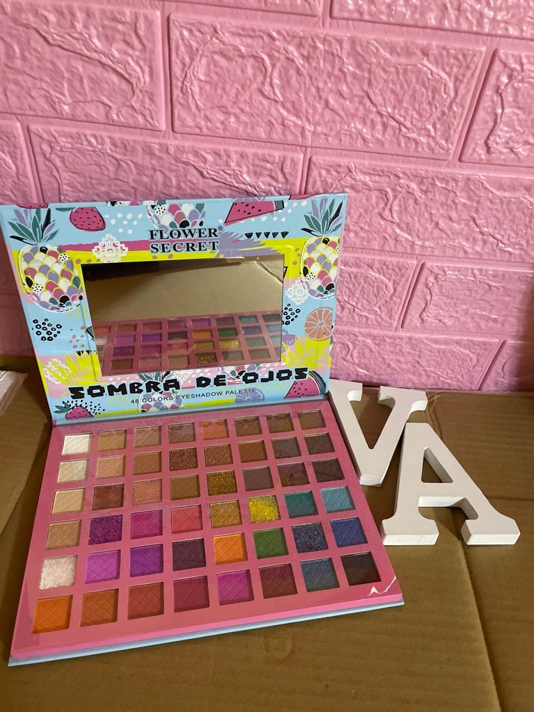 48 colores Flower Secret sombras de ojos