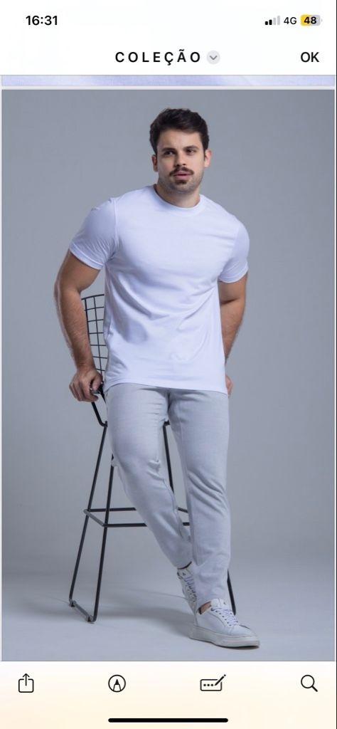 Camisa Gola careca