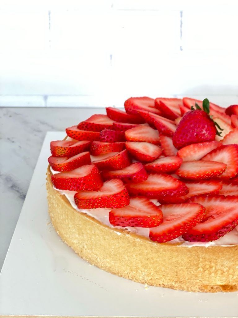 Tarta de frutillas