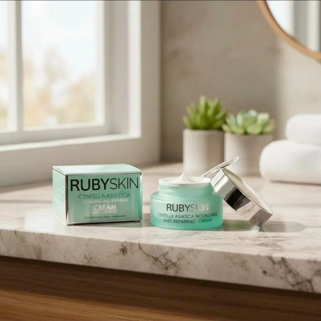 Crema facial antioxidante centella asiática.