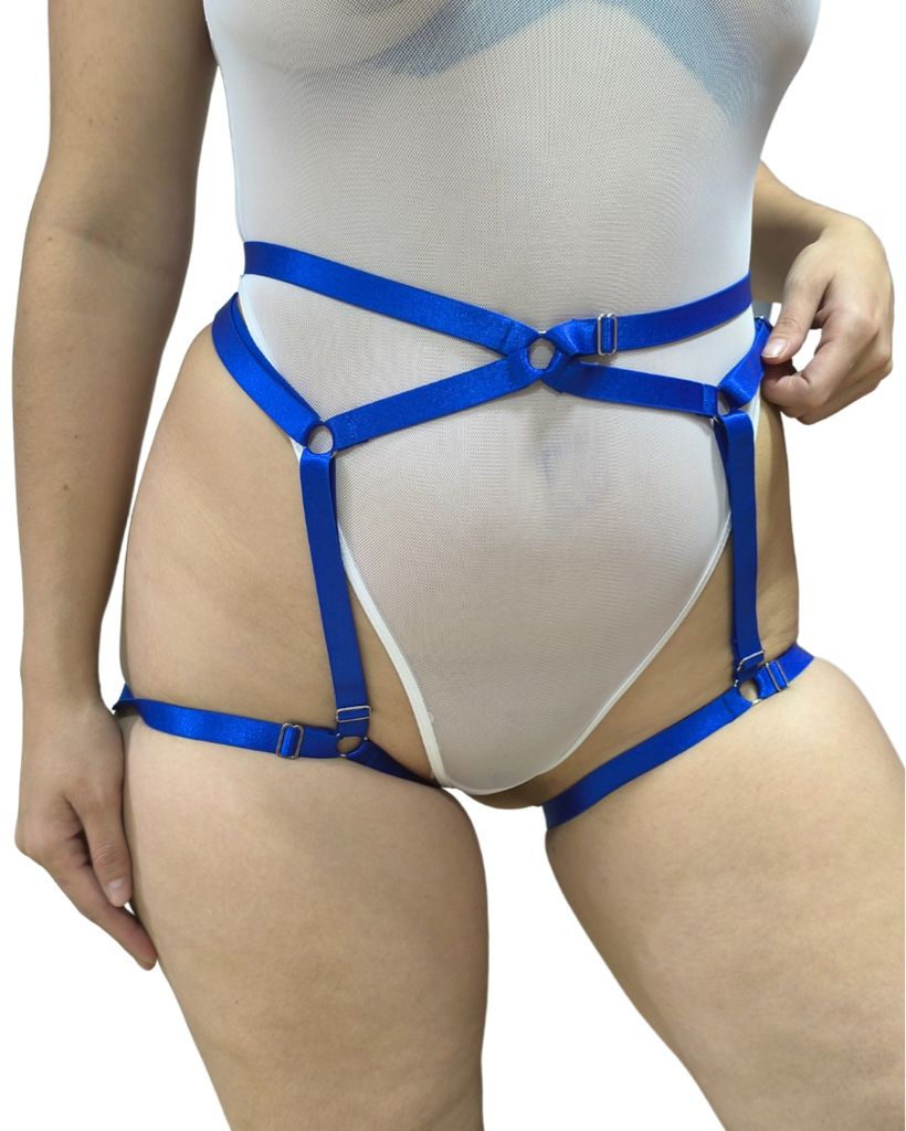 Arnés liguero doble azul