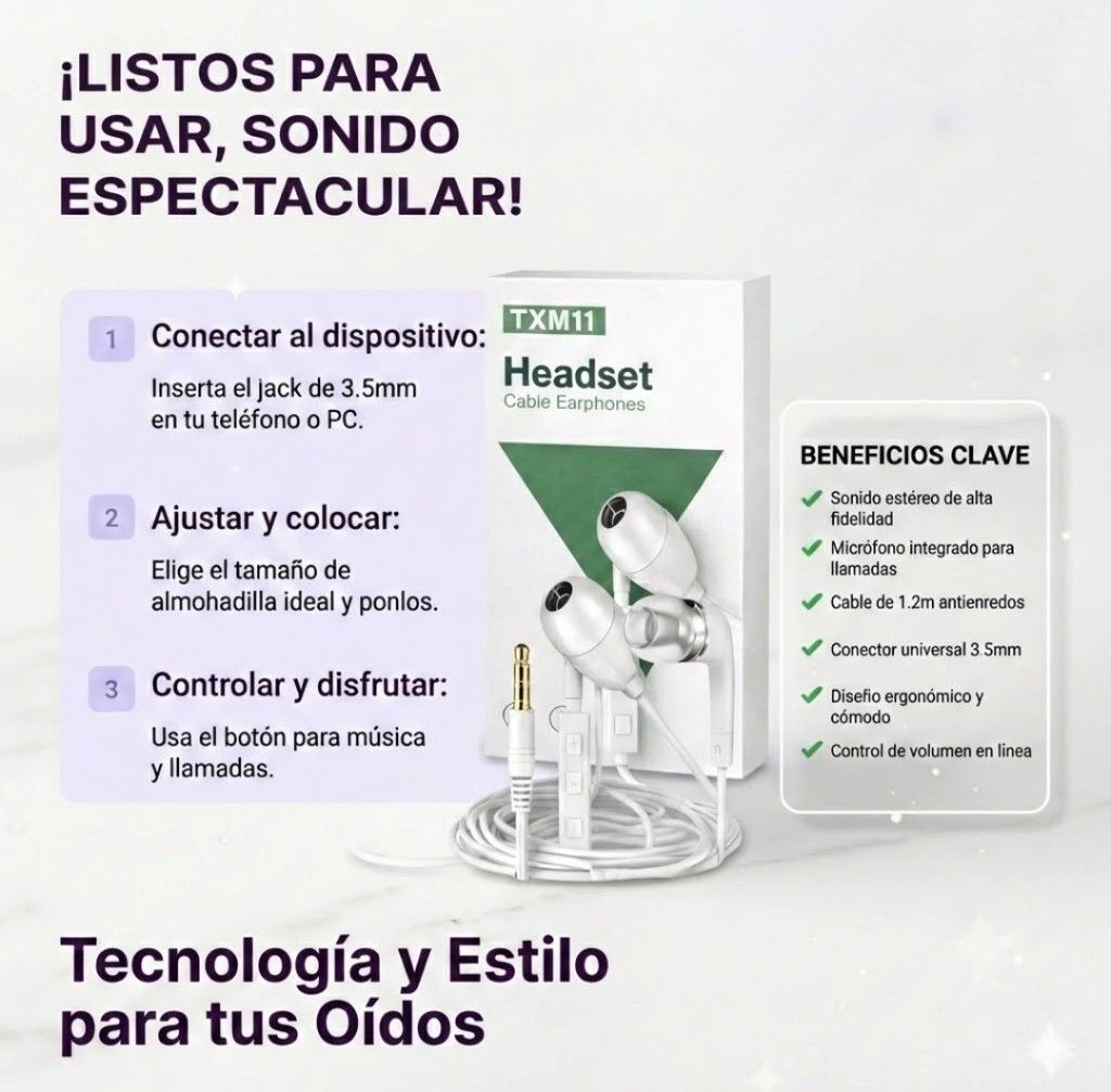 Auriculares con Cable M11