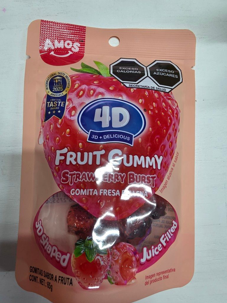 Amos 4D Gummy Fresa
