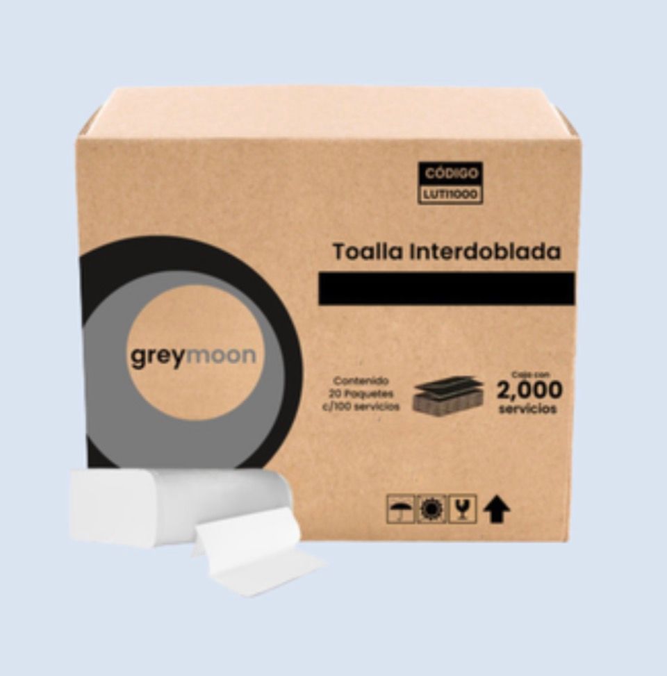 CB002 TOALLA INTERDOBLADA GREYMOON 20/100