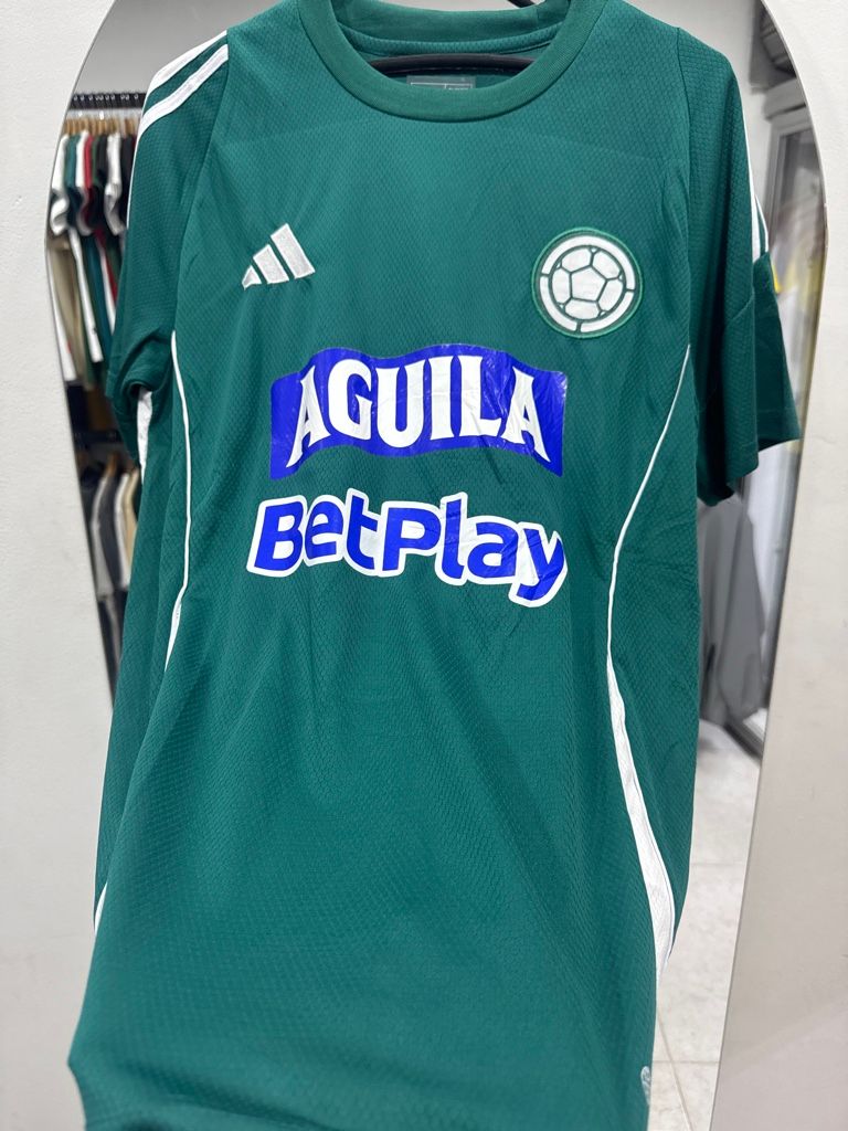 Adidas camiseta verde futbol