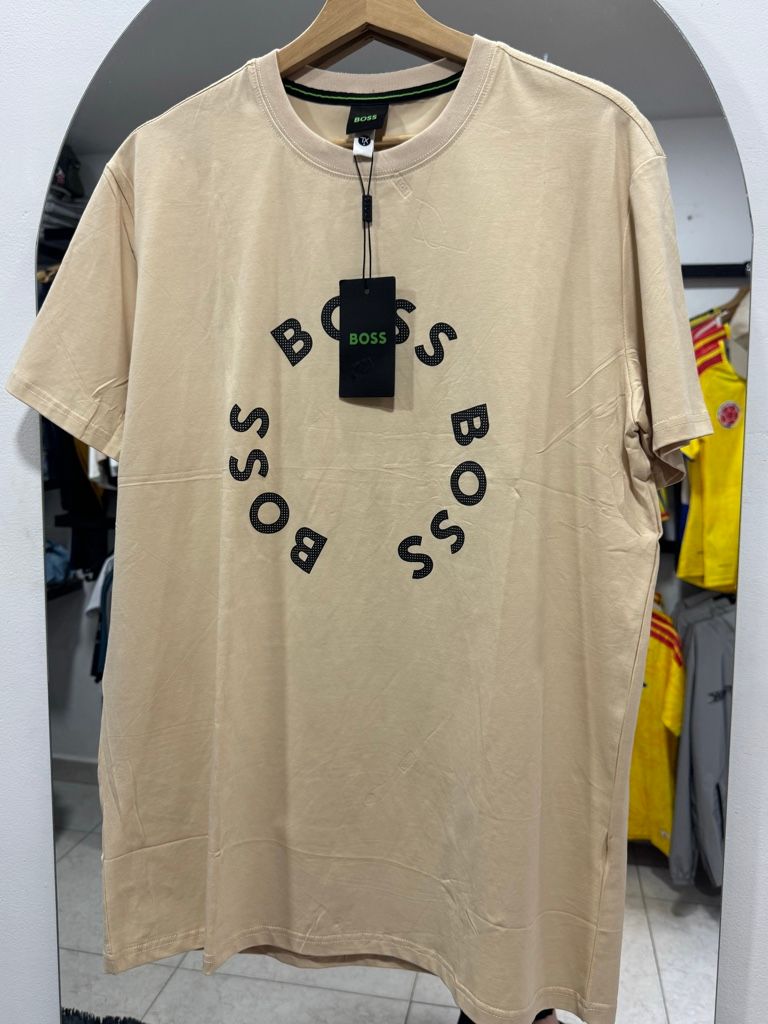 1.1 BOSS camiseta beige