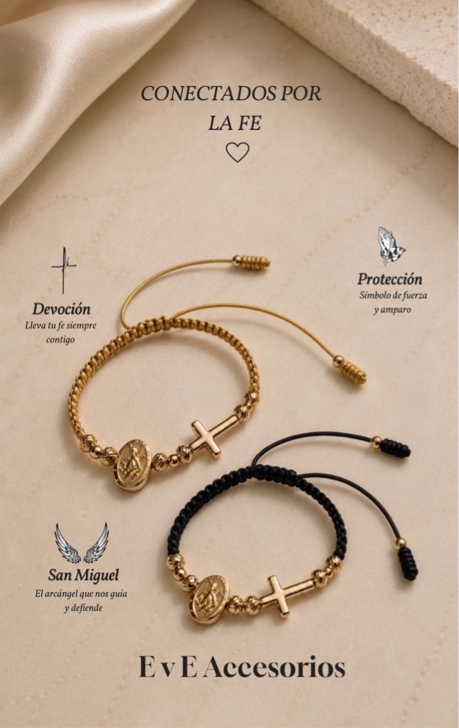 pulsera San Miguel oro laminado 18k