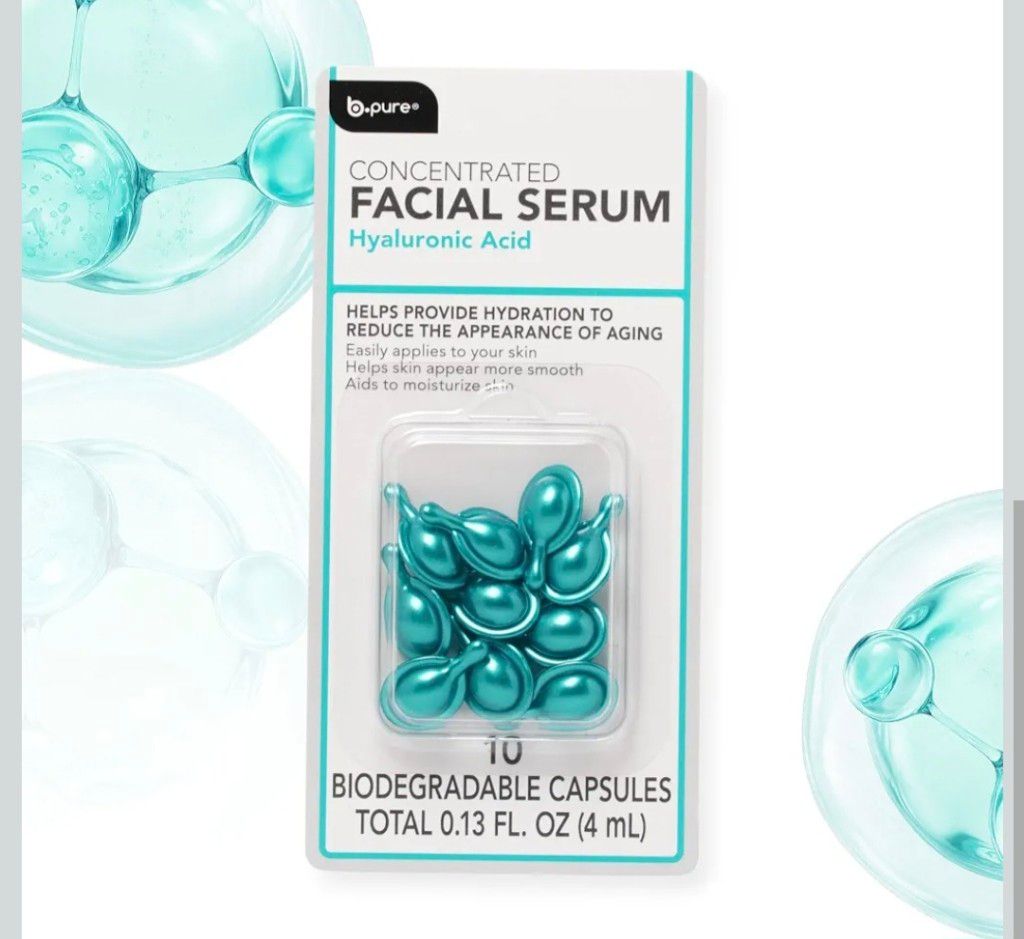 Facial Serum Capsulas Hyaluronic Acid
