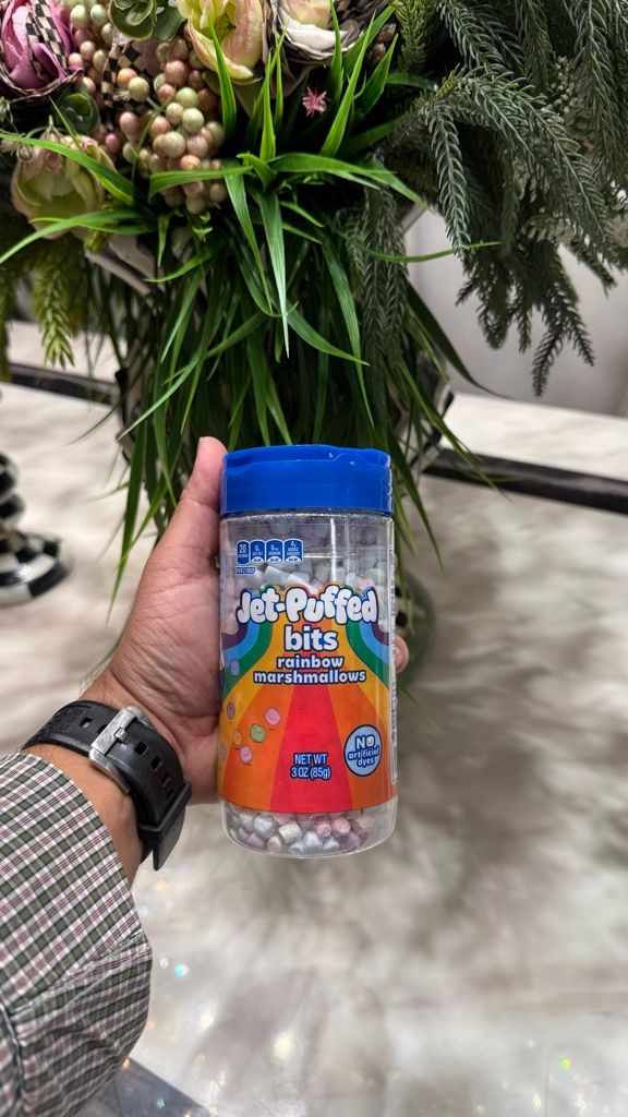 Jet-Puffed Bits rainbow