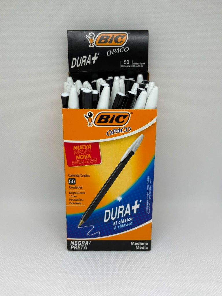 Bolígrafo Bic Opaco 1 mm Negro