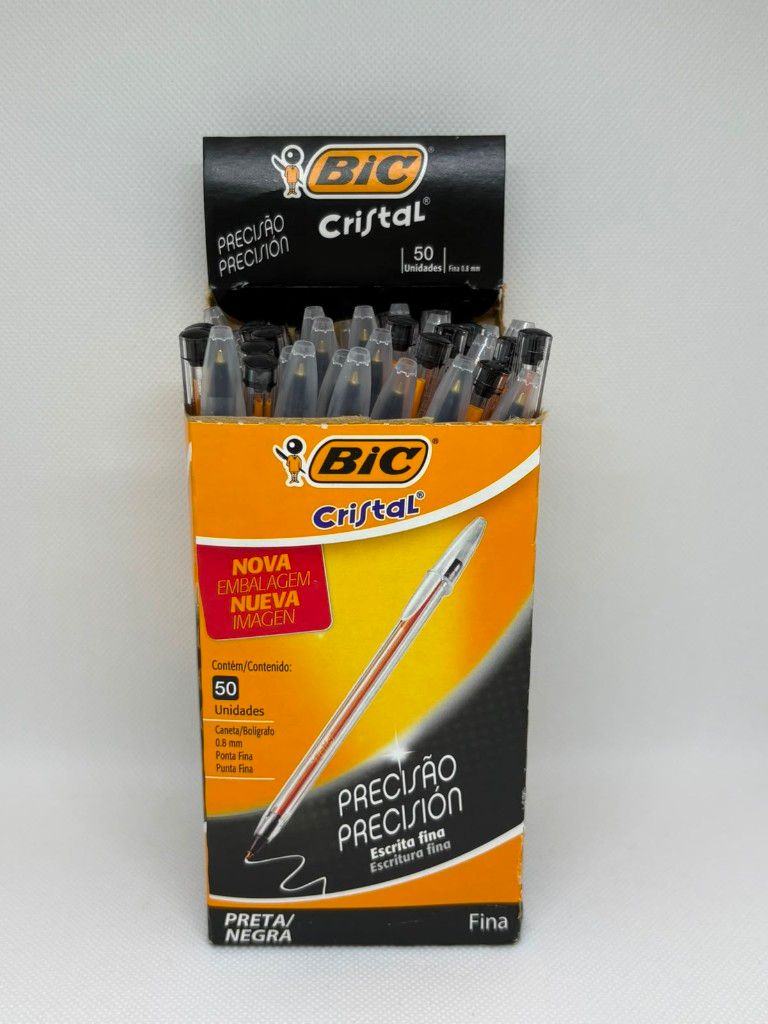 Bolígrafo Bic Cristal Fino 0,80 Negro
