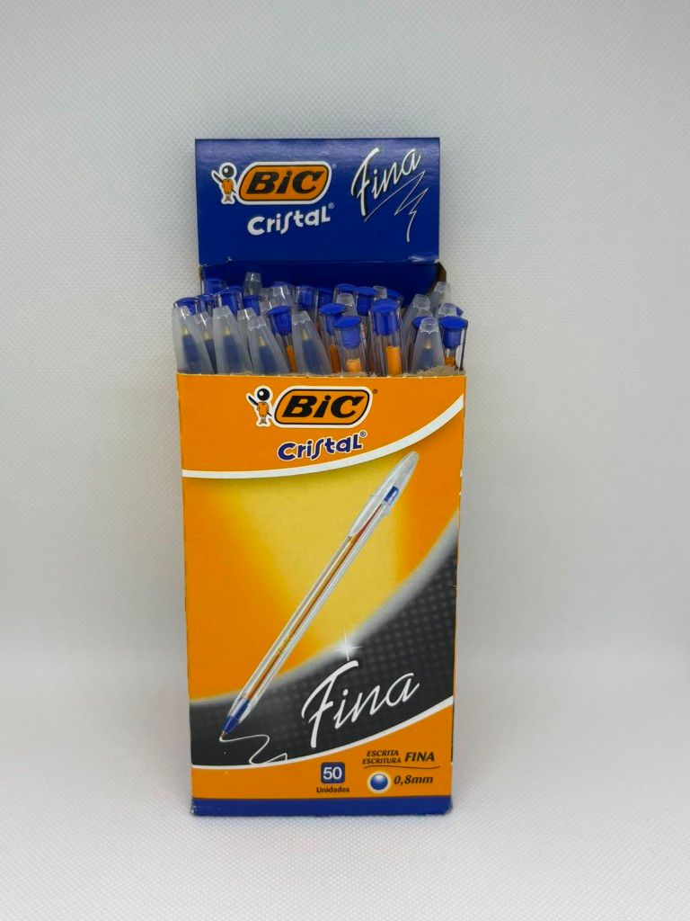 Bolígrafo Bic Cristal Fino 0,80 Azul