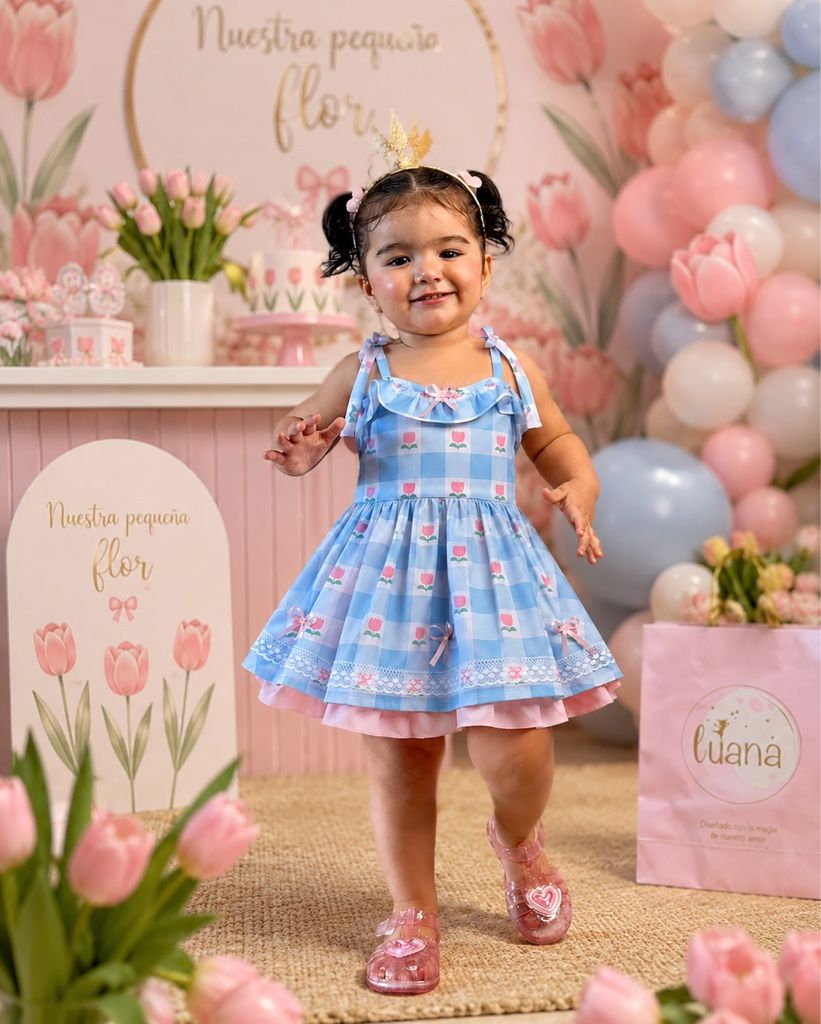 Vestido Dulce Ilusión (tulipanes)