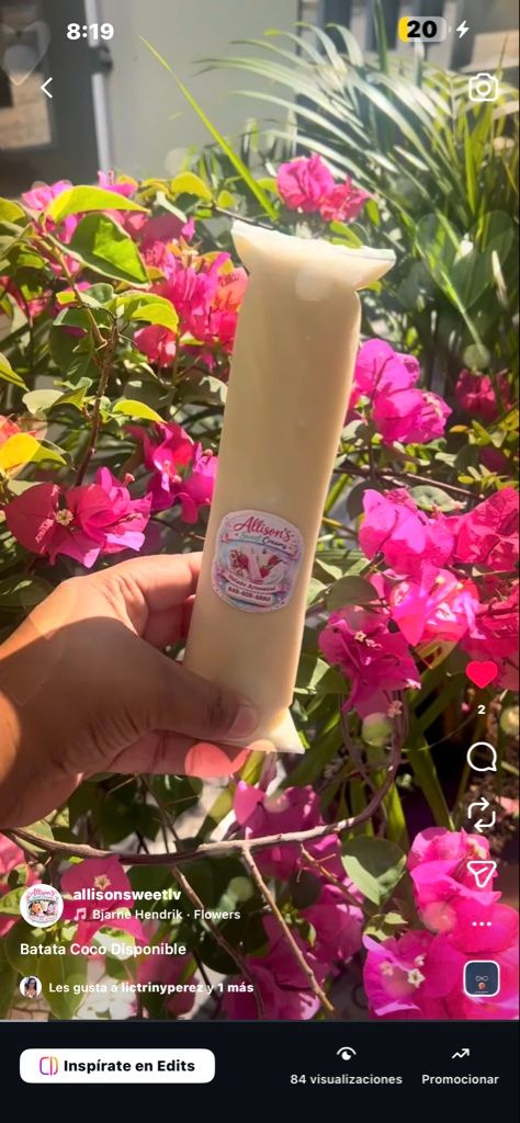 Helado Batata Coco