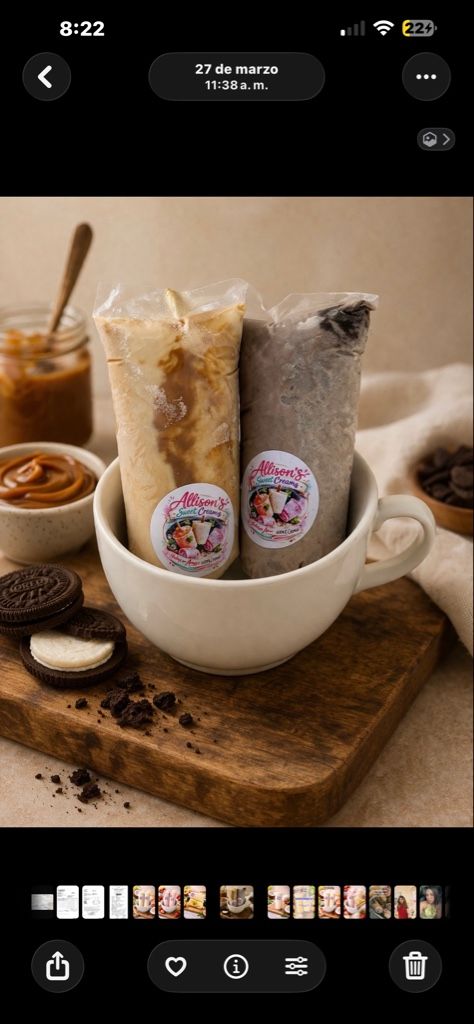 Helado Oreo Crema