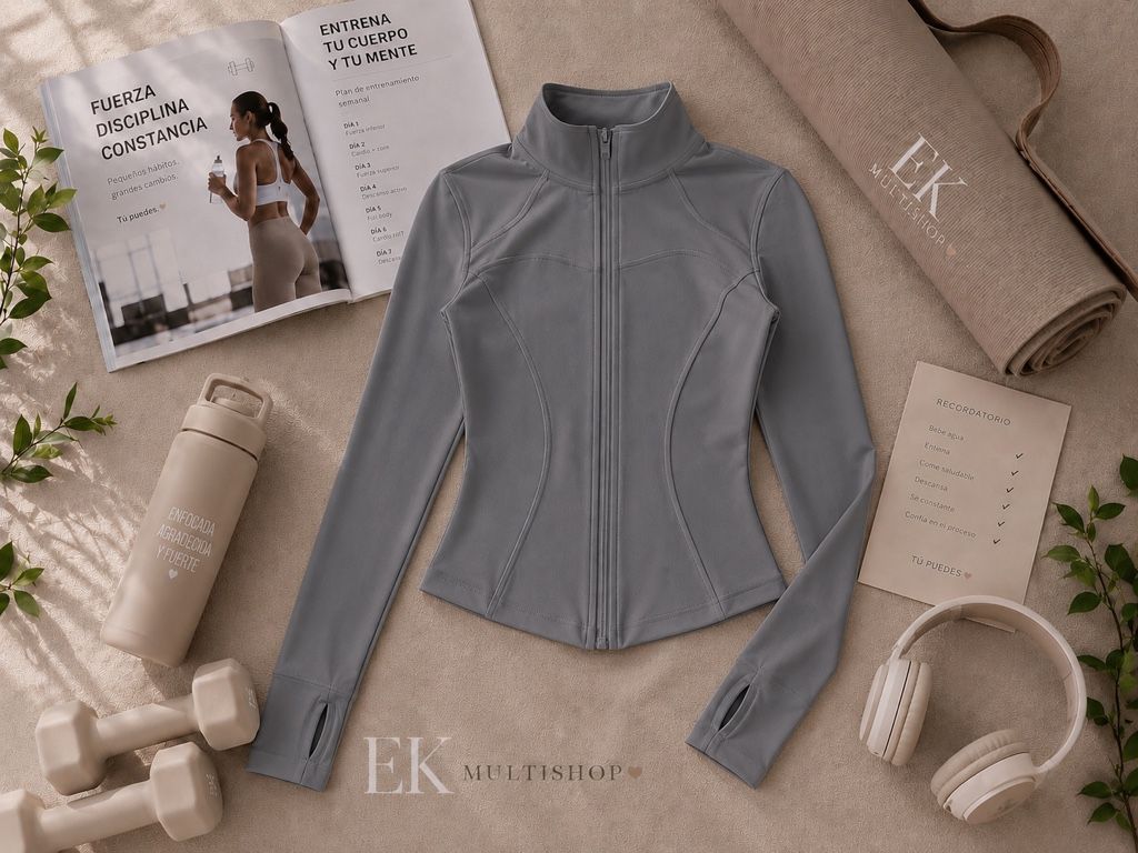 Chaqueta deportiva Aura Gris