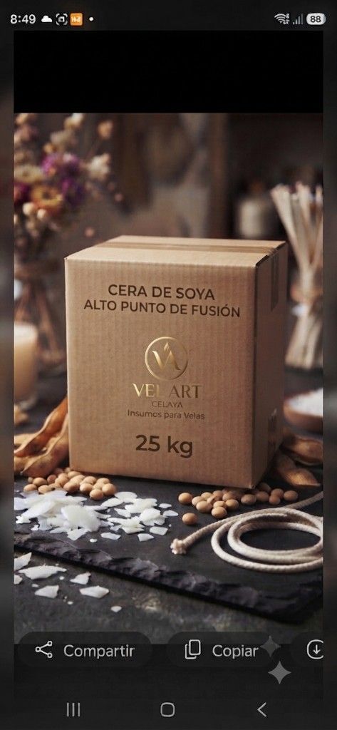 Cera de soya APF 25KG