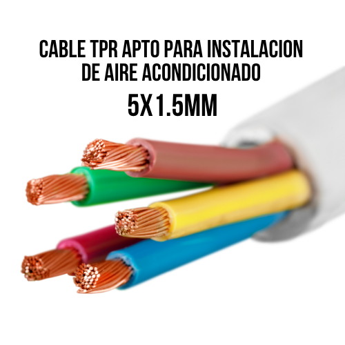 Cable tipo taller 5x1.5mm premium