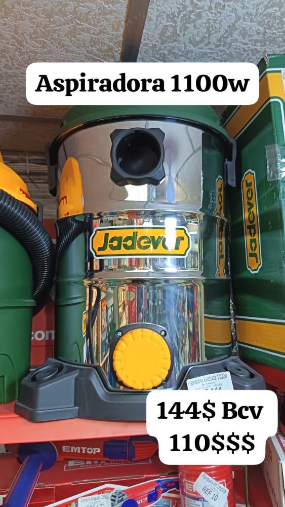 Aspiradora en Húmedo y Seco 25 Litros 1100W Jadever