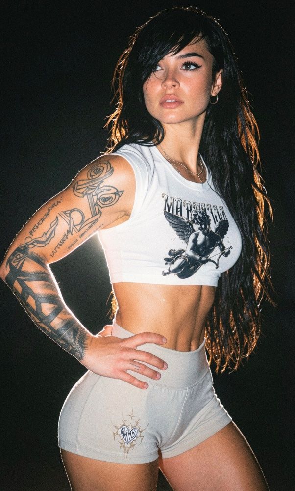 Modrilla GymWear Designs color blanco/gris
