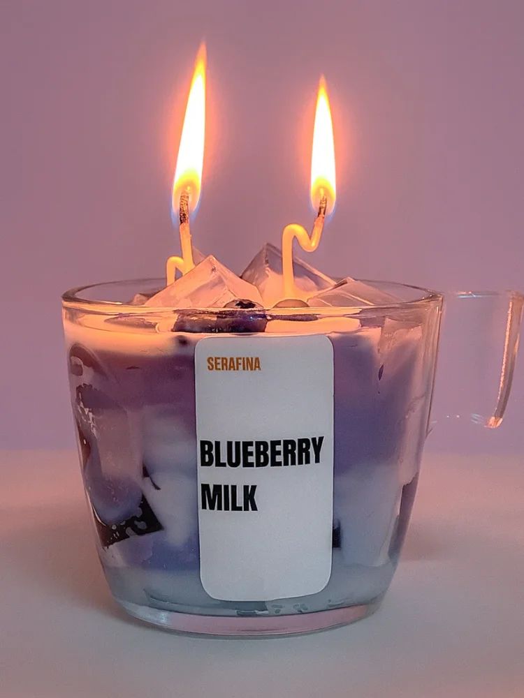 Blueberry milk