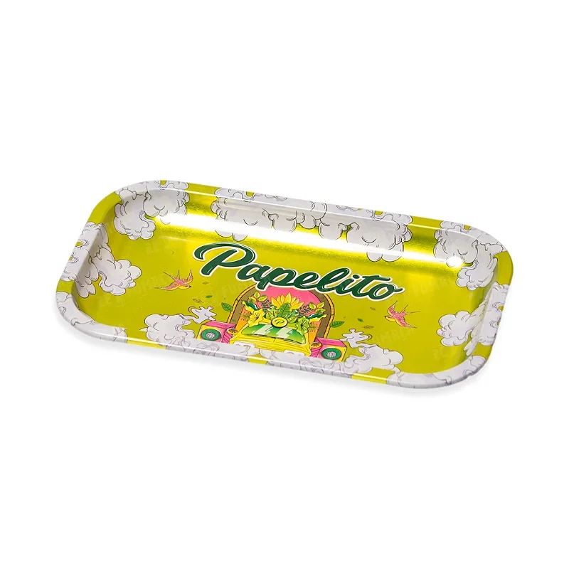 Bandeja Papelito Mediana Gold 27x16cm
