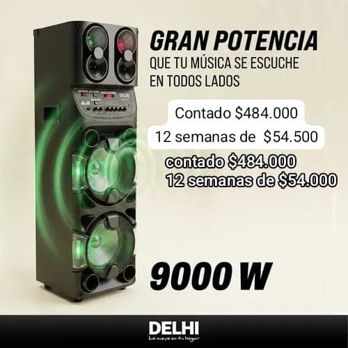PARLANTE TORRE 9000 W