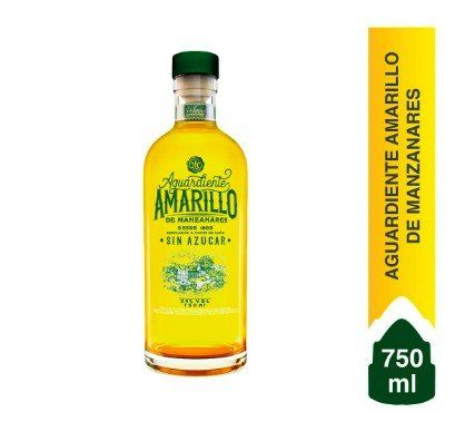 Aguardiente Amarillo de Manzanares Botella 750ml