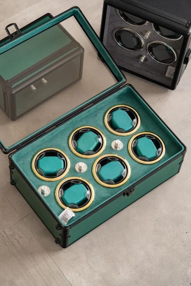 Bobinadora para Relojes Automáticos 6 Puestos  VERDE