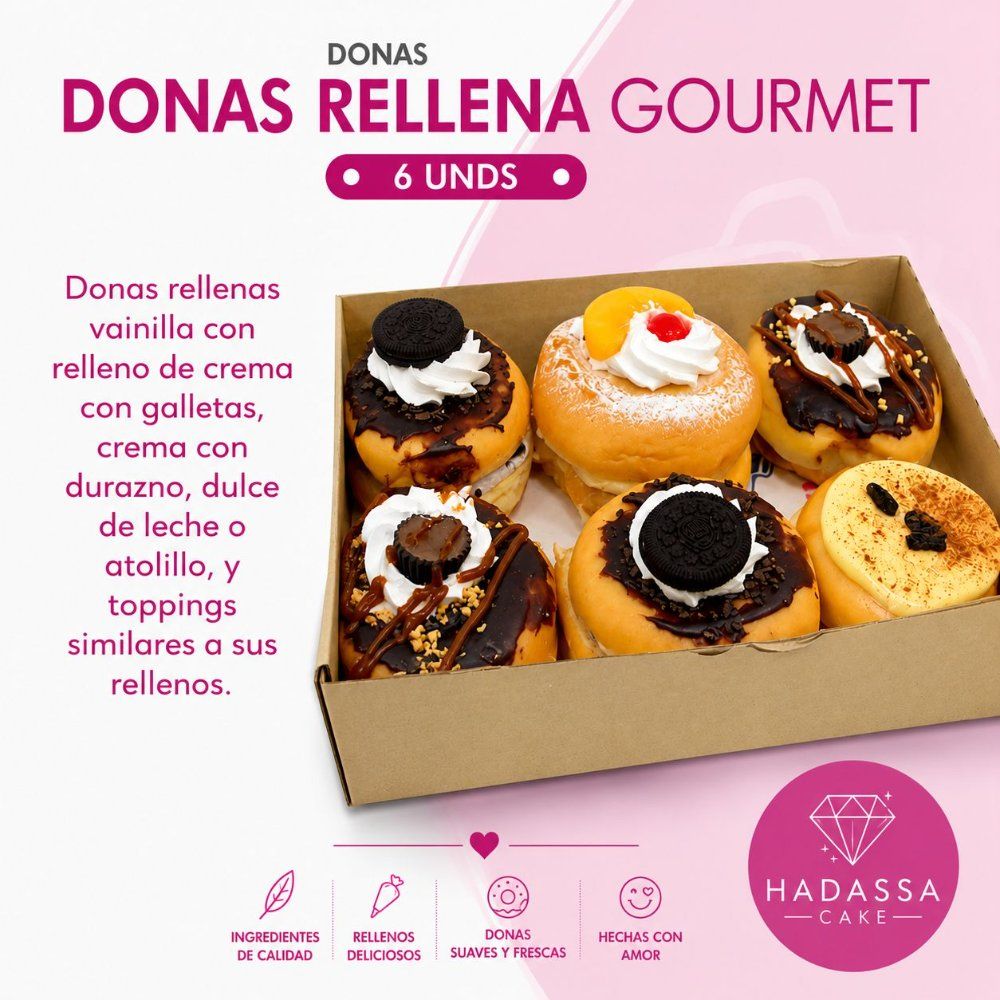Donas Gourmet Rellenas