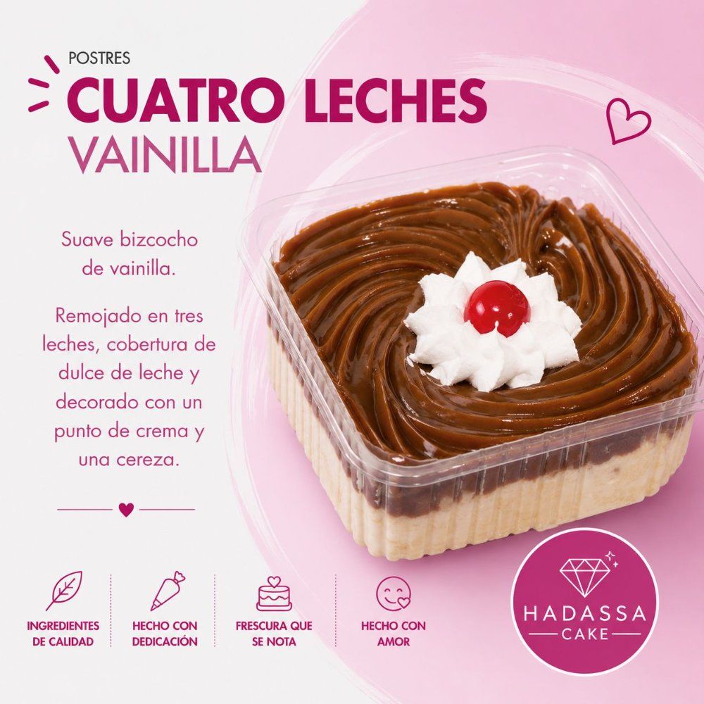 Bandeja de Cuatro Leche