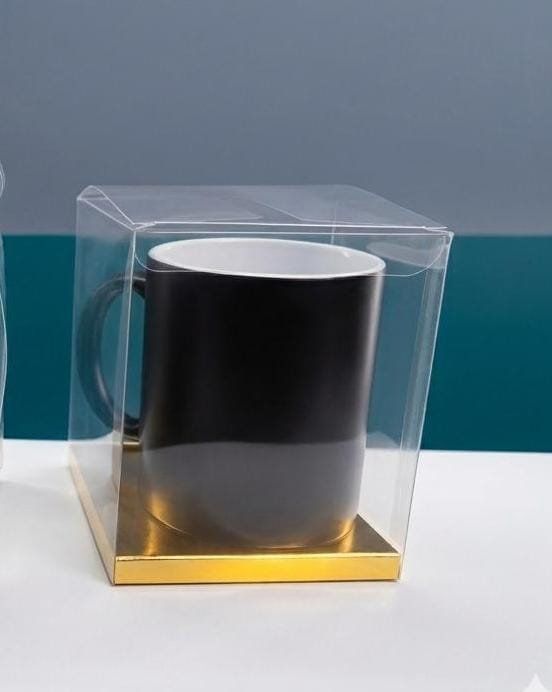 Caja de acetato cuadrada