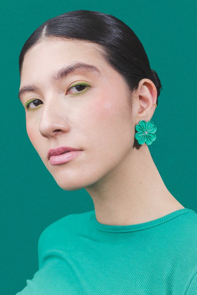 Aretes Suerte verdes