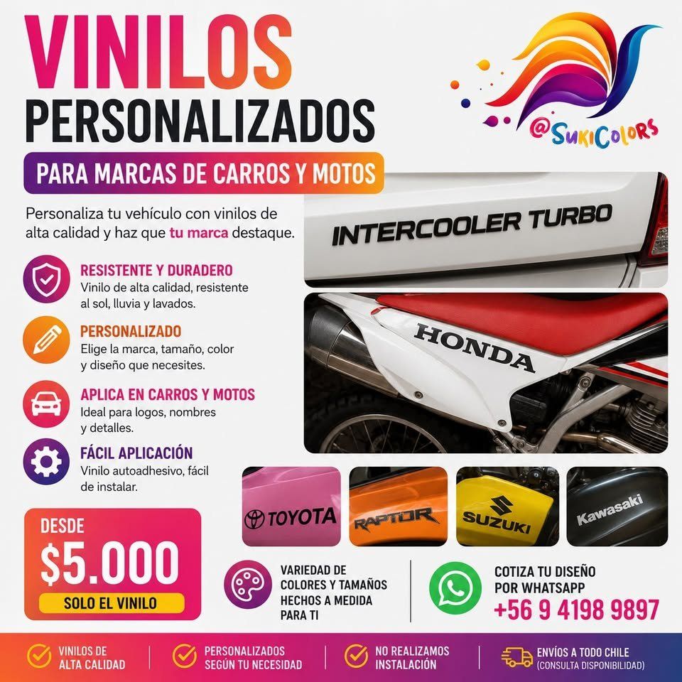 Vinilos Personalizados para Camiones, Autos y lanchas