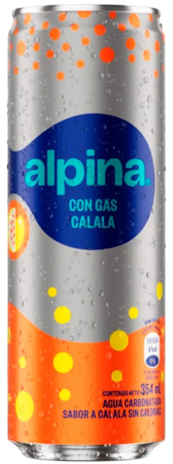 Agua Carbonatada Sabor a Calala ALPINA