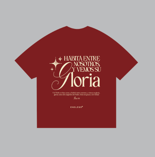 Camiseta Juan 1:14 Oversize talla S
