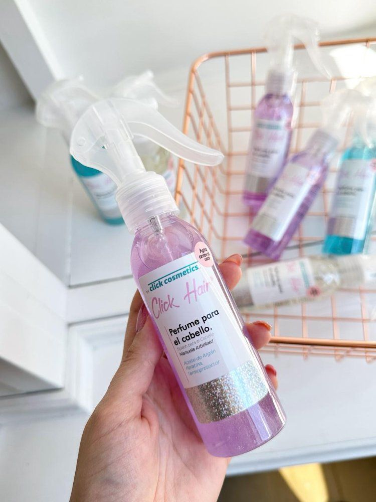 Perfume para el cabello