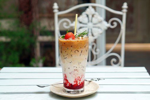 Cafe Fresa Latte