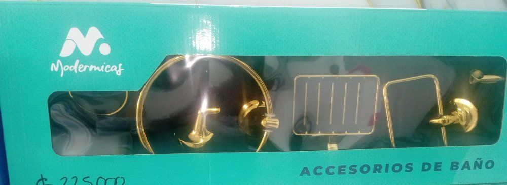 ACCESORIO PARA BAÑO DORADO 4500GBG