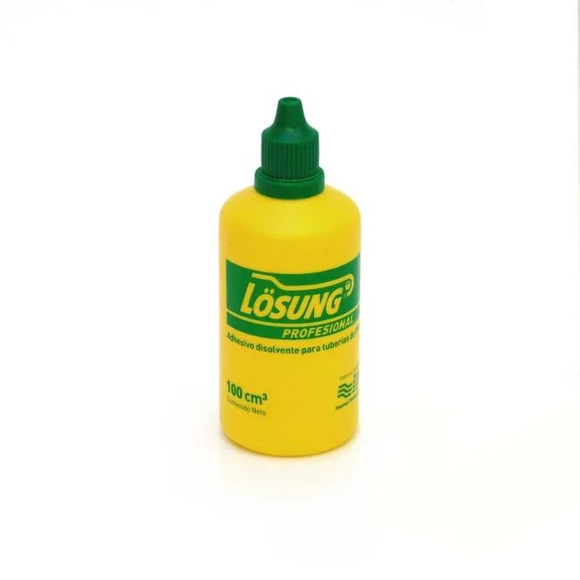 Adhesivo disolvente para tuberías PVC 100 CM2 losung