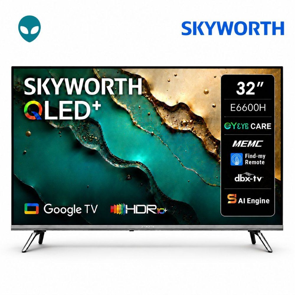 TV SKYWORTH 32" QLED    E6600H