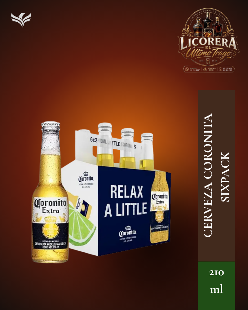 Cerveza SIXPACK CORONITA 210ML