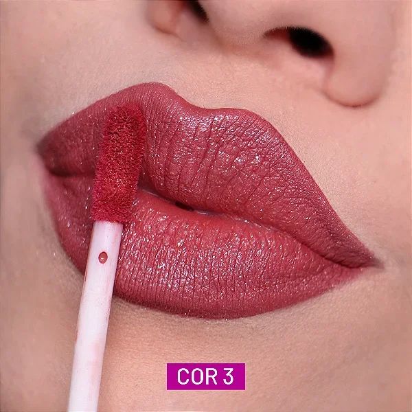 Batom Líquido Secret Glow Matte SP COLORS Cor 03