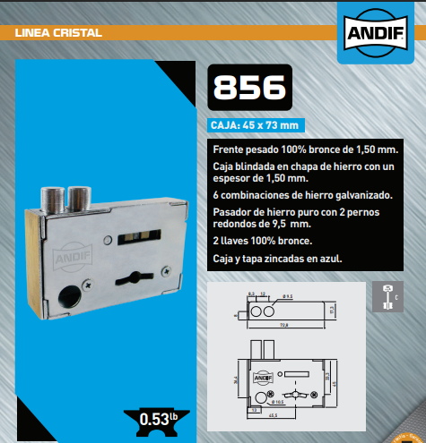 ANDIF 856 CRISTAL