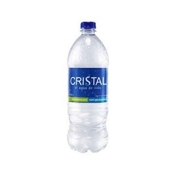 Agua litro cristal