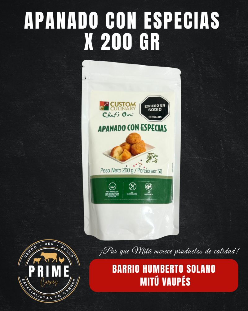 APANADO ESPECIAS X 200 GR
