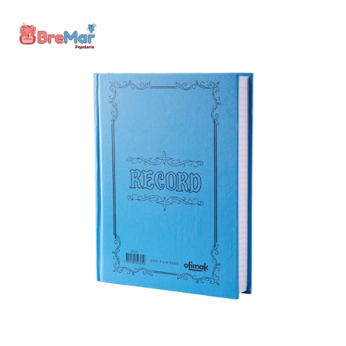 LIBRO RECORD AZUL 500 PAG