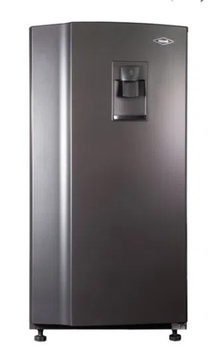 4 Nevera 213 Litros HACEB Frost Una Puerta Brutos Manija Integrada N220 CE MI Gris Plomo